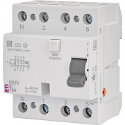 Реле диференційне (ПЗВ) 4р EFI-P4R 63/0,03 тип A (10kA) (RESET)